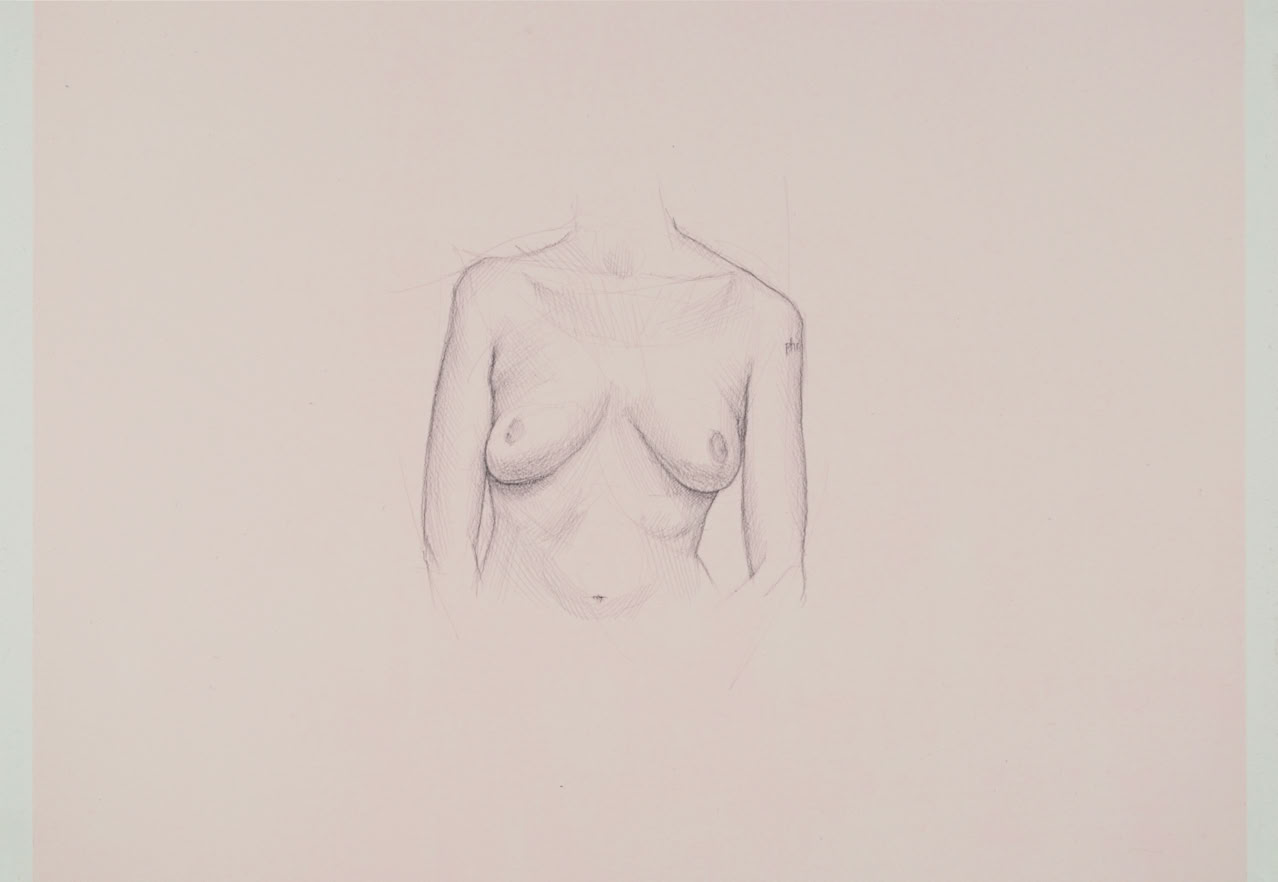 silverpoint, metalpoint, drawing, life drawing, nude figure, Tom Mazzullo