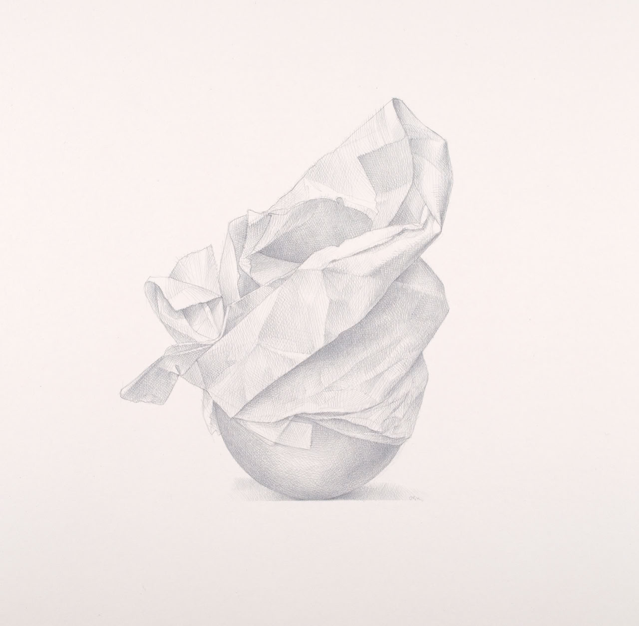 silverpoint, metalpoint, drawing, still life, Tom Mazzullo
