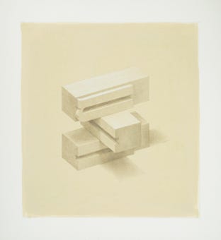 silverpoint, metalpoint, drawing, still life, Tom Mazzullo